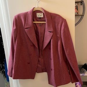 Pink blazer!